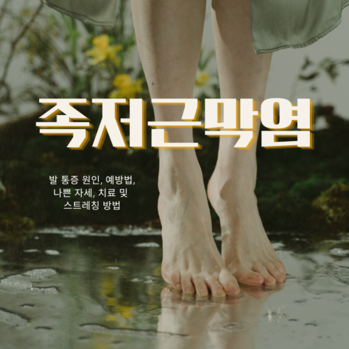 족저근막염: 발 통증 원인, 예방법, 나쁜 자세, 치료 및 스트레칭 방법